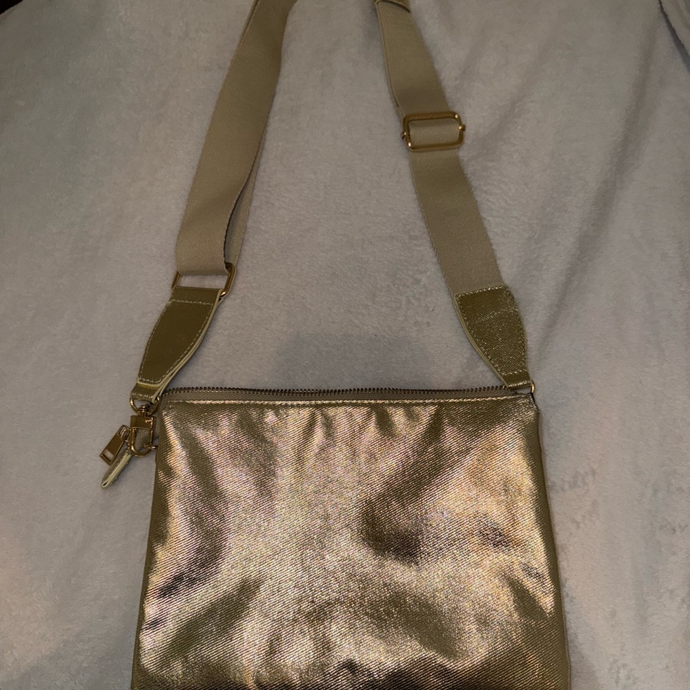 Gold Crossbody Bag